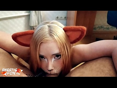 ❤️ Kitsune loro dick na kụkọba n'ọnụ ya ❌ Anal porn ﹏